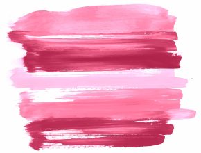 Abstract hand draw colorful stroke watercolor design